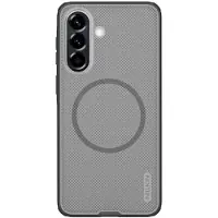 NILLKIN Frosted Shield Hoesje Geschikt voor Samsung Galaxy A57 | Compatibel met MagSafe / Qi2 | Back Cover met Magneet | Transparant Zwart