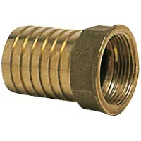 Osculati Gegoten messing-adapter, slangaansluiting, vrouwelijk, 3" x 80 mm, 17.199.20