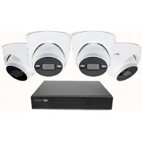 Swann AdvancedX Series - Beveiligingscamera's - 4 Camera's - cctv camerasysteem - 1TB - geen abonnementskosten - 4K Ultra HD - Spotlight Dome IP Cameras