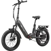 TTGO F7 Elektrische Fiets - 250W Motor - 48V15Ah Accu - 20 Inch Banden Vouwfiets - Max Snelheid 25km/u - Max Bereik 100-120km - Shimano 7 Versnellingen - Grijs