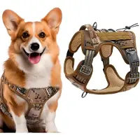VHV - Hondentuig Anti-Trek - Verstelbaar Reflecterend Harnas Maat L - Voor Middelgrote en Grote Honden - Borst 61-94 cm