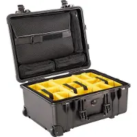 Peli 1564 Beschermkoffer Zwart met Verdelerset Studio Case
