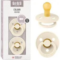 BIBS Colour Fopspeen - 0-6 mnd - 2-pack - Rond - Ivory