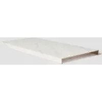 Maestro Dubbele Traptrede Laminaat Witte Marmer – 1300x610x56 mm | Traprenovatie