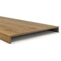 Maestro Dubbele Traptrede PVC Pecan Oak – 1500x550x56 mm | Traprenovatie