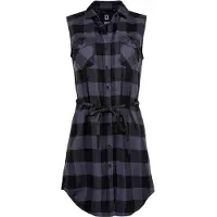 Brandit Blouse 'Gracey' grijs / zwart