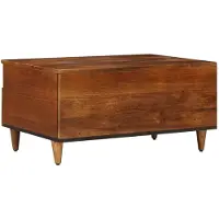 vidaXL TV Kast Walnotenhout 70 x 33 x 46 cm Massief Mango Hout