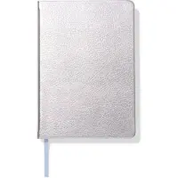 HEMA Notitieboek A5 Gelinieerd Ribbel (zilver)