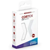 Ultimate Guard Cortex Buitenkaartenhoezen, 60 Japanse TCG Hoezen, 62 x 89mm, Witte Achterkant, Glanzende Afwerking