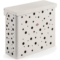 Wesco Wasmand Duo 2 met Inzet | 64 Liter | Duo Wasbox (2x32 Liter) | Metaal - Mat zand | Waskorf