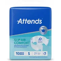 Attends Slip Air Comfort 10 Small - 4 paquets de 21 protections