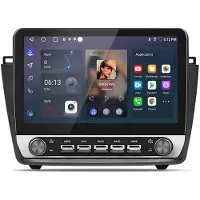 Junsun 9 inch Plug & Play FM Radio met Draadloze Carplay & Android Auto, 360° Draaibaar Scherm + Camera + Installatieset + AUX