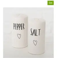 Boltze Peper en Zout - stel - 2 set - Huwelijk - Leuk Cadeau - Gezellig - 8xØ4cm.