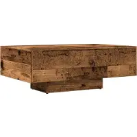 vidaXL Salontafel 85x55x31 cm bewerkt hout oud houtkleurig