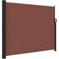 vidaXL Windscherm uittrekbaar 160x500 cm bruin