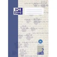 Oxford schoolschrift 'Recycling', DIN A4, 16 vel, liniatuur 2, donkerblauw