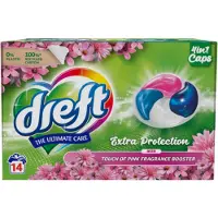 Dreft Caps 4-in-1 wasmiddel Vleugje Roze 14 stuks