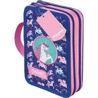 Maped 967409 Federmäppchen befüllt DINO Dinosaurier 38-teilig, 22,0 x 14,0 cm