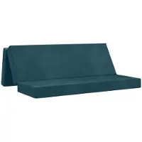vidaXL Vouwbare Sofa Bed 200 x 67 x 45 cm Blauw