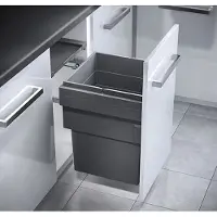 Hailo Cargo Synchro 450 afvalsysteem voor kastbreedte 45cm grijs 55 Liter