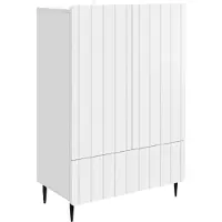 Syfax Dressoir Wit 66 x 34,5 x 97 cm Bewerkt hout