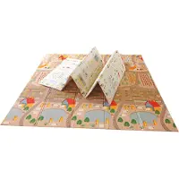 Asalvo Foldable Farm-city Xxl Play Mat Veelkleurig Kinderen
