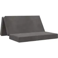 vidaXL Vouwbare Sofa Bed 120 x 67 x 45 cm Donkergrijs