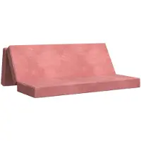 vidaXL Vouwbare Sofa Bed 200 x 67 x 45 cm Roze