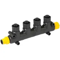 Bep Marine Nmea 2000 Network 4 Way Tee Connector Zwart