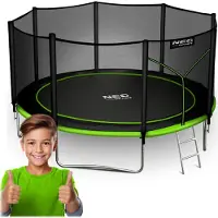 Neo-Sport Serie - Tuintrampoline - 374cm - Weersbestendig - Incl. Ladder