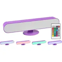Rabalux - Tafellamp - decoratief lamp - LED 3W, USB - Paars -RGB