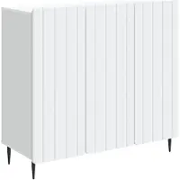 vidaXL Dressoir Wit 89 x 34,5 x 82 cm Bewerkt hout