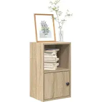 vidaXL Boekenkast 31x24x52 cm bewerkt hout sonoma eikenkleurig