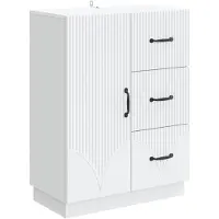 Syfax Dressoir met lade Wit 66 x 34,5 x 87 cm Bewerkt hout