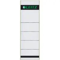 Leitz Rugetiket breed/kort 62x192mm zelfklevend grijs - 100 stuks