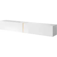Selsey TV-Meubel Emma | Design hout wit 200x30x32 cm tv-meubels | NADUVI