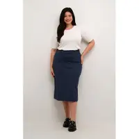 KAFFE CURVE Rok 'KC Jenna' marine