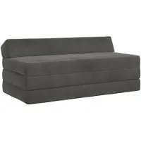 vidaXL Vouwbare Sofa Bed Donkergrijs 120 x 60 x 49 cm Stof