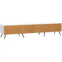 vidaXL TV Kast met lade Wit 147 x 34,5 x 30 cm Bewerkt hout