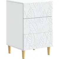 vidaXL Nachtkastje Wit 43 x 39,5 x 66,5 cm Bewerkt hout
