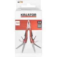 Kreator KRTH00803 multifunctioneel gereedschap 11-in-1 - roestvrij staal - 110 mm
