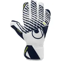 Uhlsport FM Supersoft HN Keepershandschoenen Wit Donkerblauw Neongeel