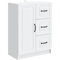 vidaXL Dressoir Wit 66 x 34,5 x 87 cm Bewerkt hout