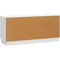 vidaXL TV Kast Wit 102 x 34,5 x 47 cm Bewerkt hout