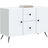 vidaXL Dressoir Wit 89 x 34,5 x 60 cm Bewerkt hout