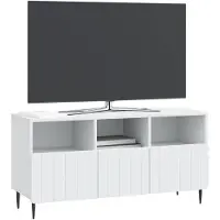 vidaXL TV Kast met lade Wit 102 x 34,5 x 50 cm Bewerkt hout