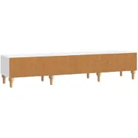 vidaXL TV Kast met lade Wit 147 x 34,5 x 30 cm Bewerkt hout
