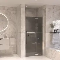 Sanivo Nisdeur Set Vigo Rookglas 100x200 Chroom