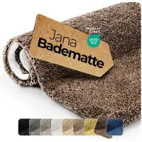 Eterea Cosmesi Naturale etérea Jana antislip badmat Bruin 60x50 cm shaggy hoogpolig