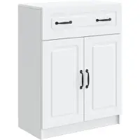 vidaXL Dressoir Wit 66 x 34,5 x 87 cm Bewerkt hout